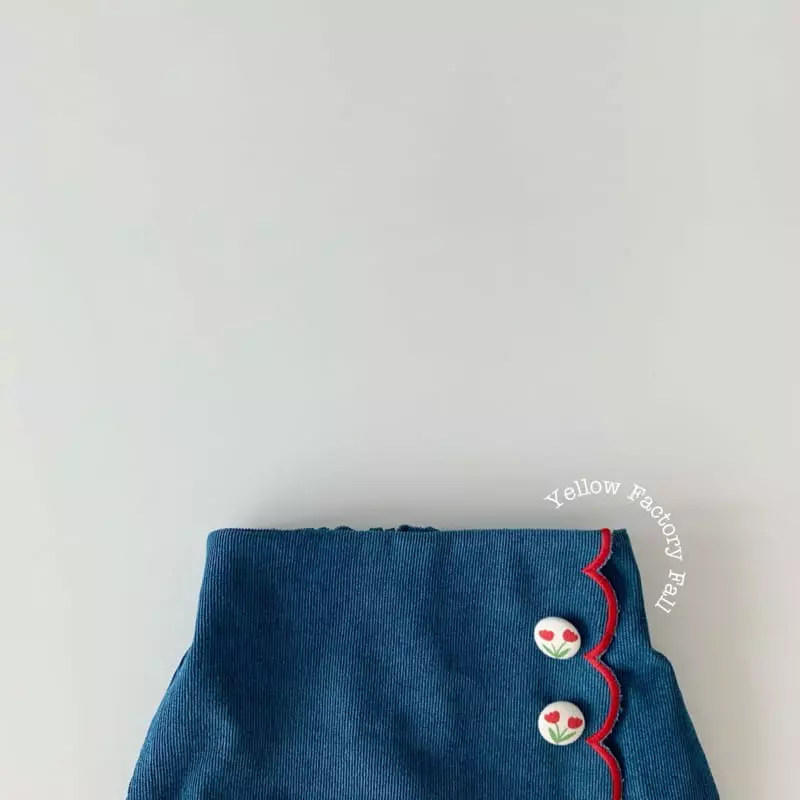 Yellow Factory - Korean Children Fashion - #magicofchildhood - Wave Wrap Skirt  - 4