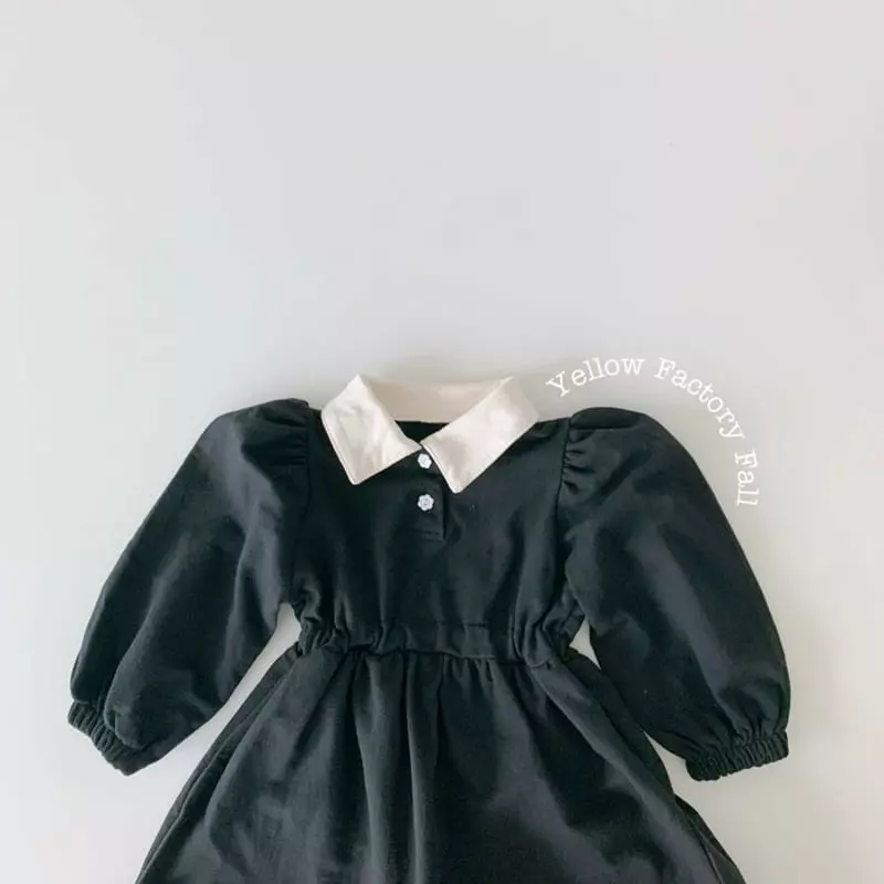 Yellow Factory - Korean Children Fashion - #todddlerfashion - Milk Tea One-piece - 6