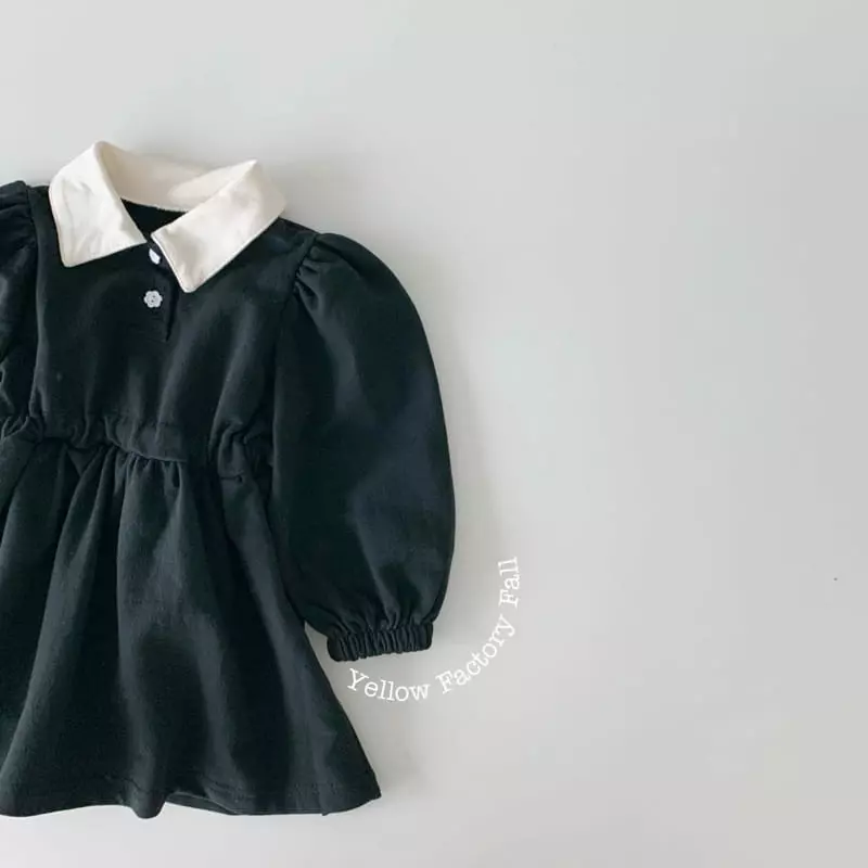 Yellow Factory - Korean Children Fashion - #toddlerclothing - Milk Tea One-piece - 7
