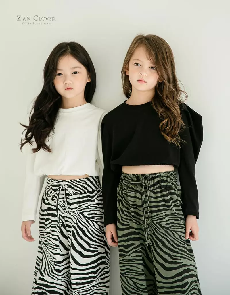 Zan Clover - Korean Children Fashion - #Kfashion4kids - Puff Banding Short Tee - 10