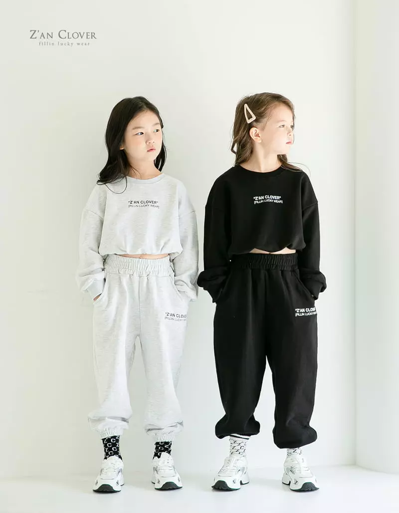 Zan Clover - Korean Children Fashion - #kidzfashiontrend - Crop Training Set Up - 4