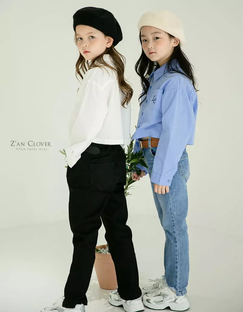 Zan Clover - Korean Children Fashion - #Kfashion4kids - Crop Shirt - 2