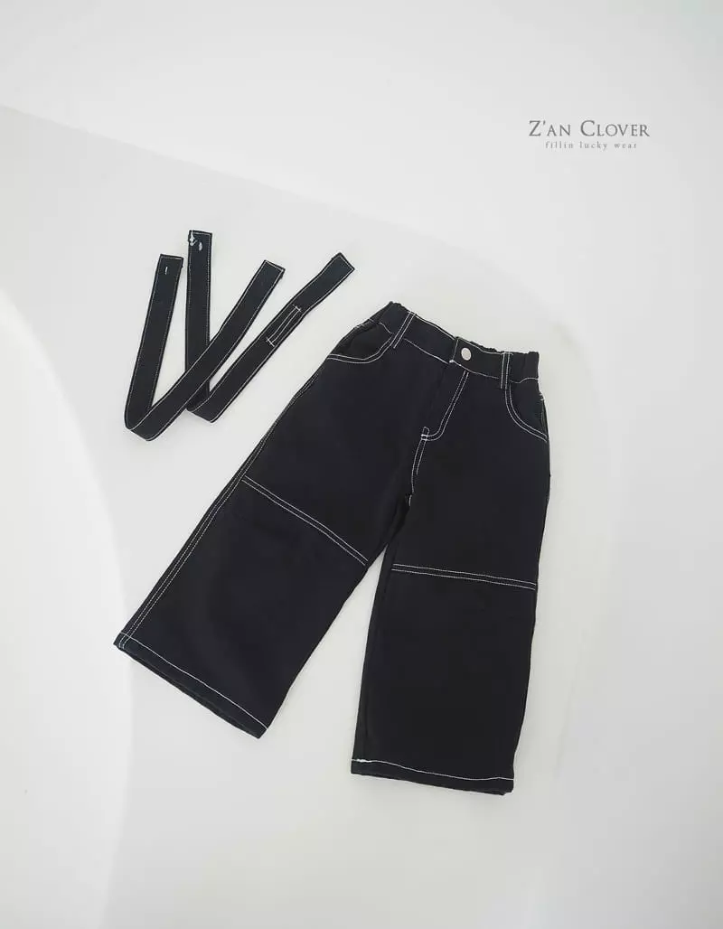 Zan Clover - Korean Children Fashion - #Kfashion4kids - Dungarees Over Pants - 9