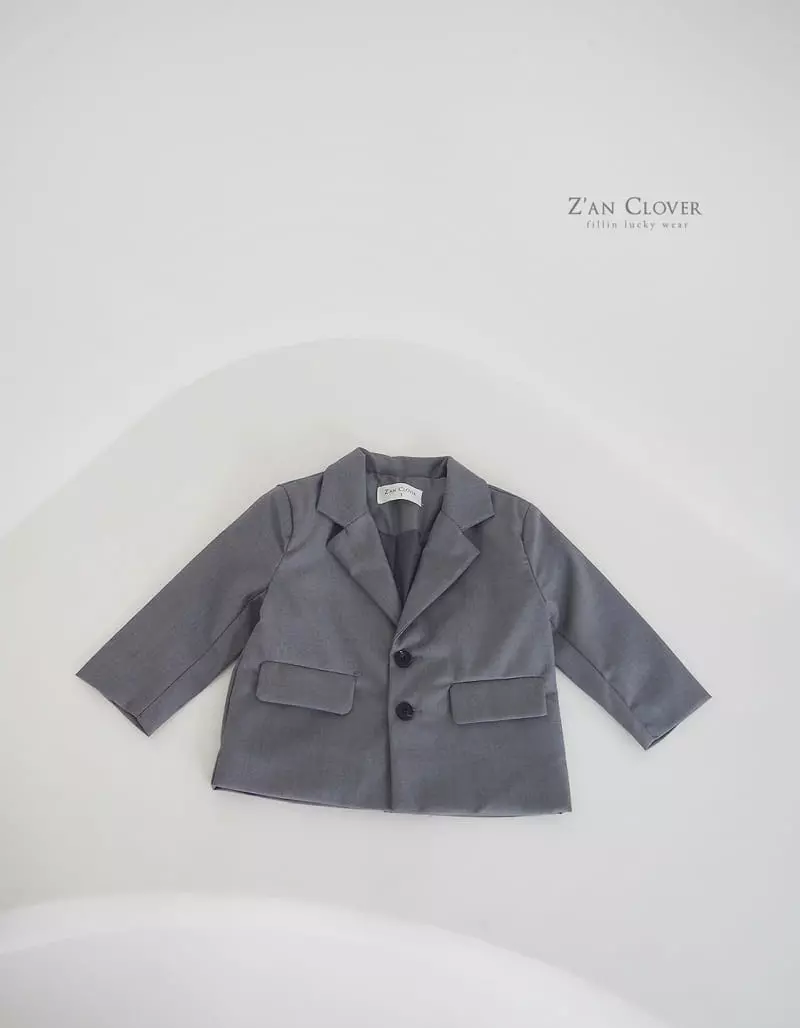 Zan Clover - Korean Children Fashion - #Kfashion4kids - Simple Jacket