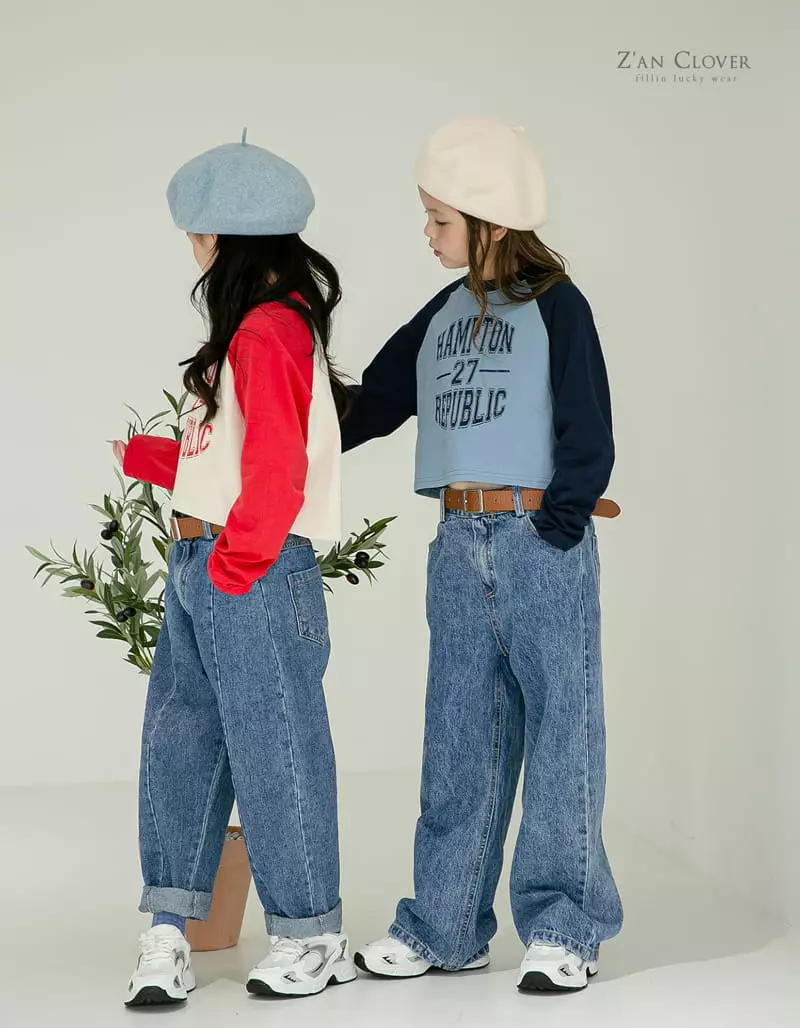 Zan Clover - Korean Children Fashion - #Kfashion4kids - 27 Color Short Tee - 6