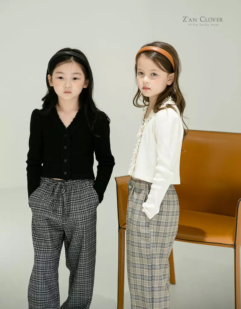 Zan Clover - Korean Children Fashion - #Kfashion4kids - Check Pants - 2