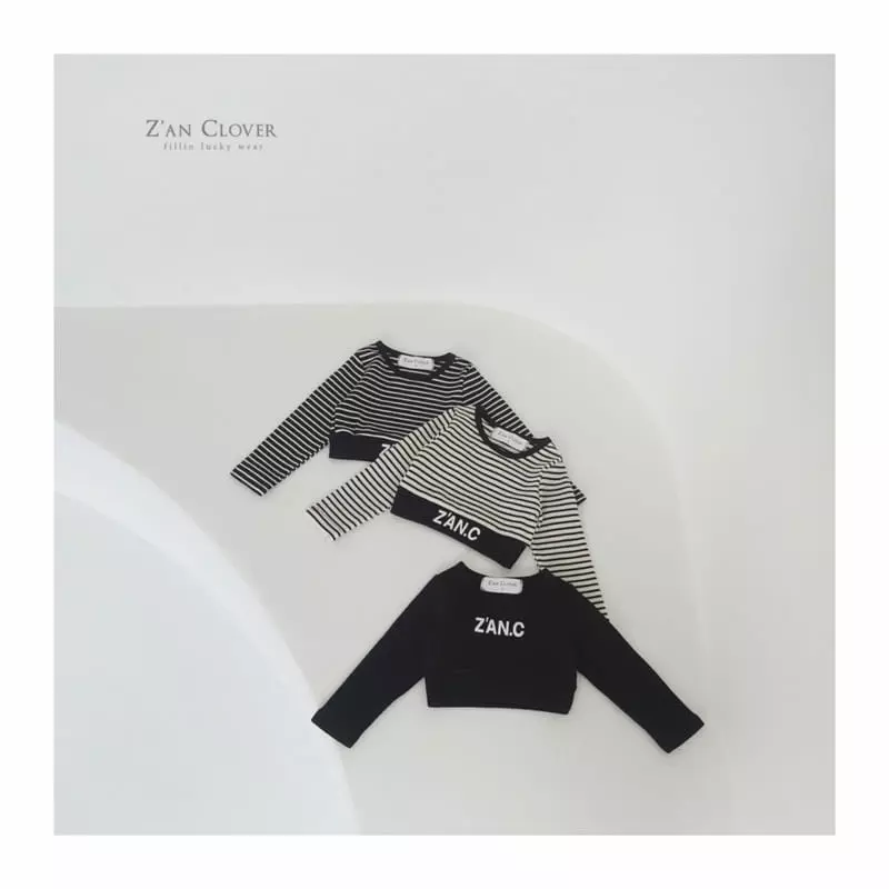 Zan Clover - Korean Children Fashion - #childofig - Jenny Crop Tee - 5
