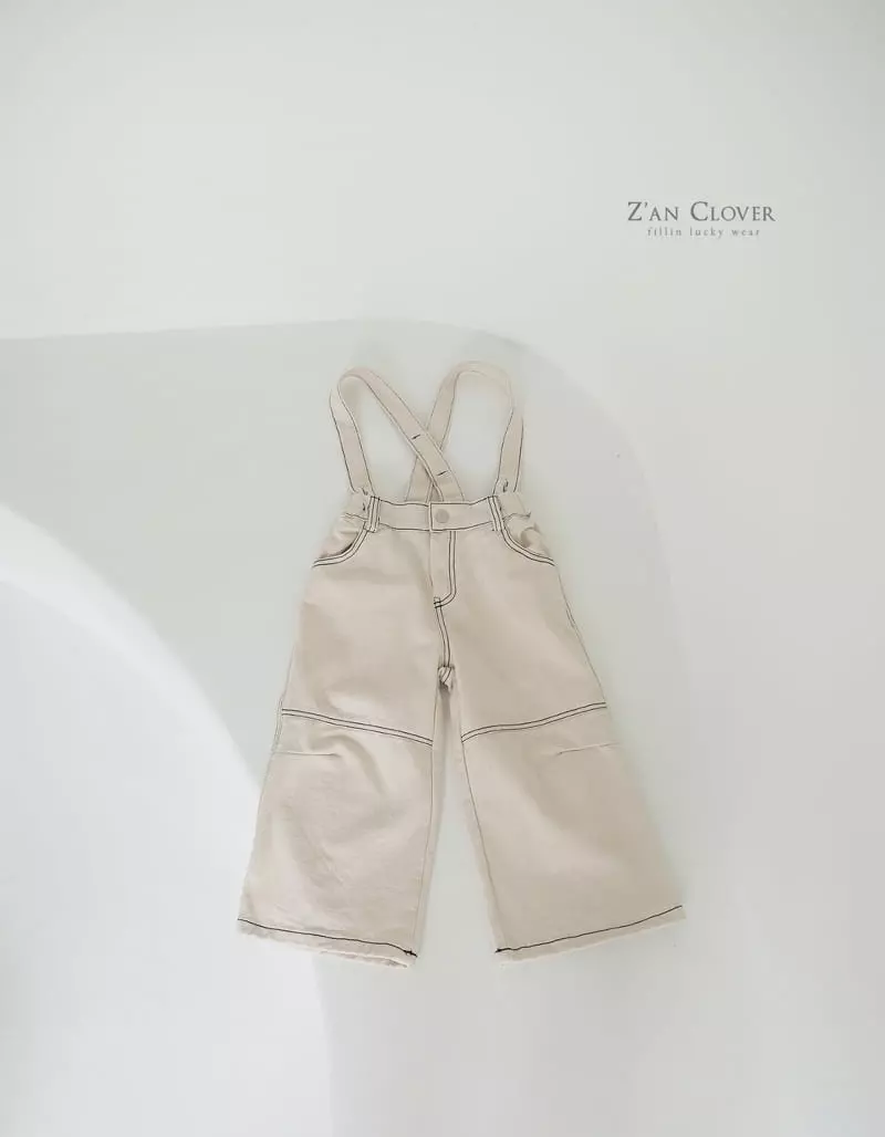 Zan Clover - Korean Children Fashion - #childofig - Dungarees Over Pants