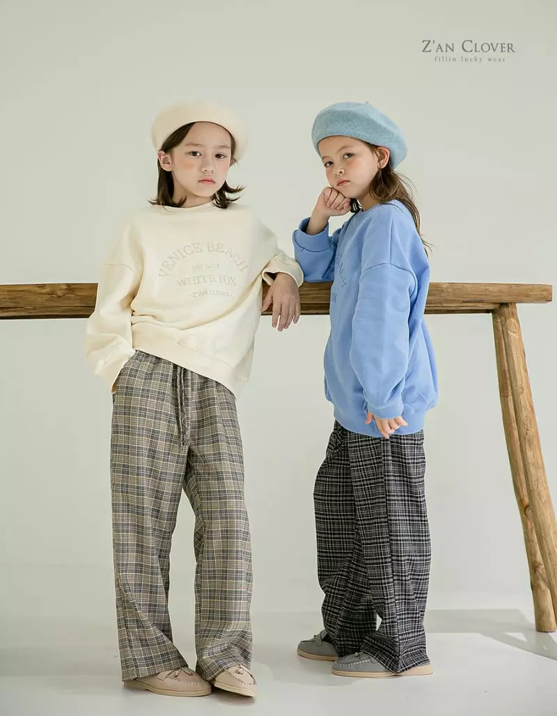 Zan Clover - Korean Children Fashion - #childrensboutique - Check Pants - 11