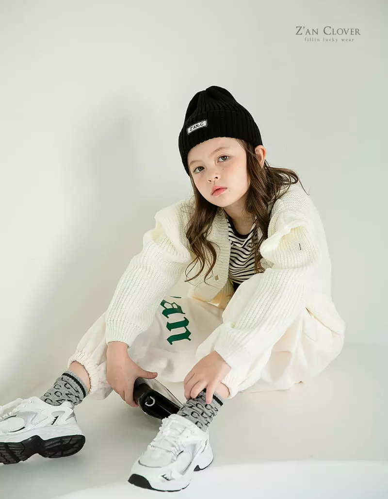 Zan Clover - Korean Children Fashion - #designkidswear - Zan Crew Training Pants - 8