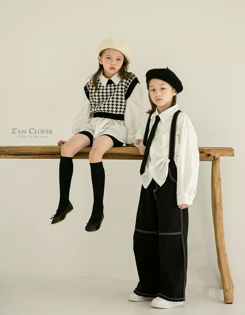 Zan Clover - Korean Children Fashion - #designkidswear - Wide Shirt - 5