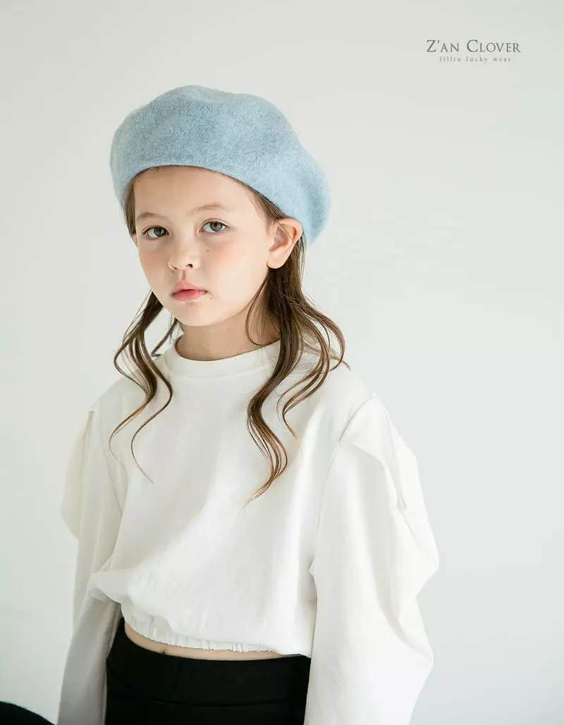 Zan Clover - Korean Children Fashion - #childrensboutique - Puff Banding Short Tee - 4