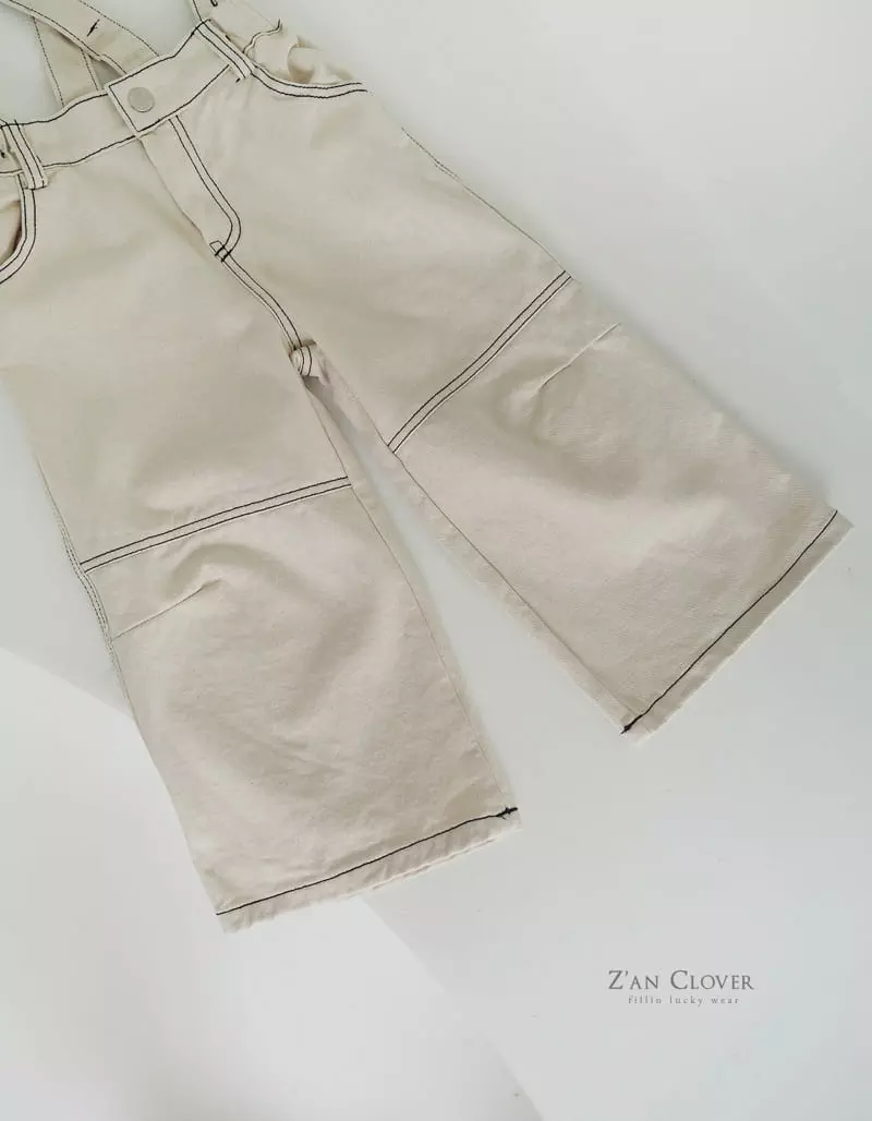 Zan Clover - Korean Children Fashion - #designkidswear - Dungarees Over Pants - 3