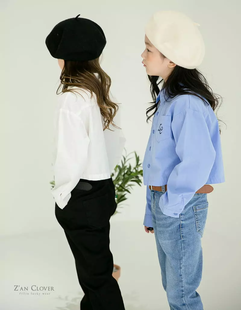 Zan Clover - Korean Children Fashion - #discoveringself - Crop Shirt - 11