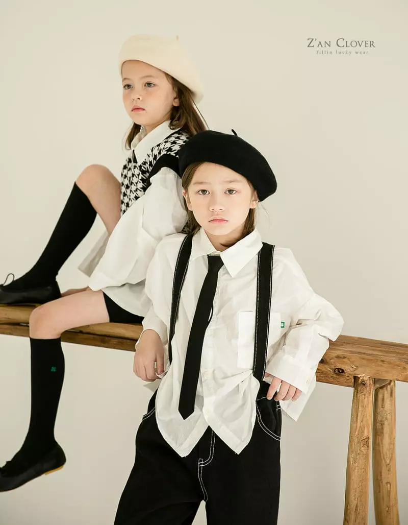 Zan Clover - Korean Children Fashion - #fashionkids - Wide Shirt - 7