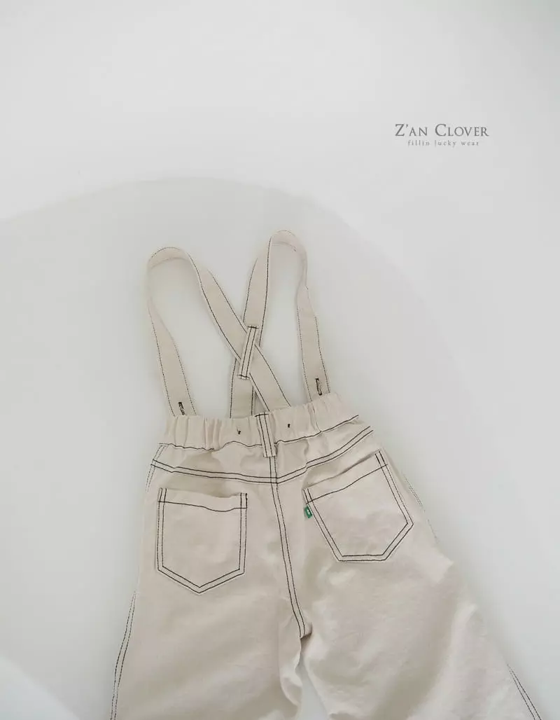 Zan Clover - Korean Children Fashion - #fashionkids - Dungarees Over Pants - 5
