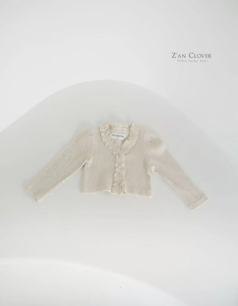 Zan Clover - Korean Children Fashion - #fashionkids - Jenny Rib Cardigan - 2