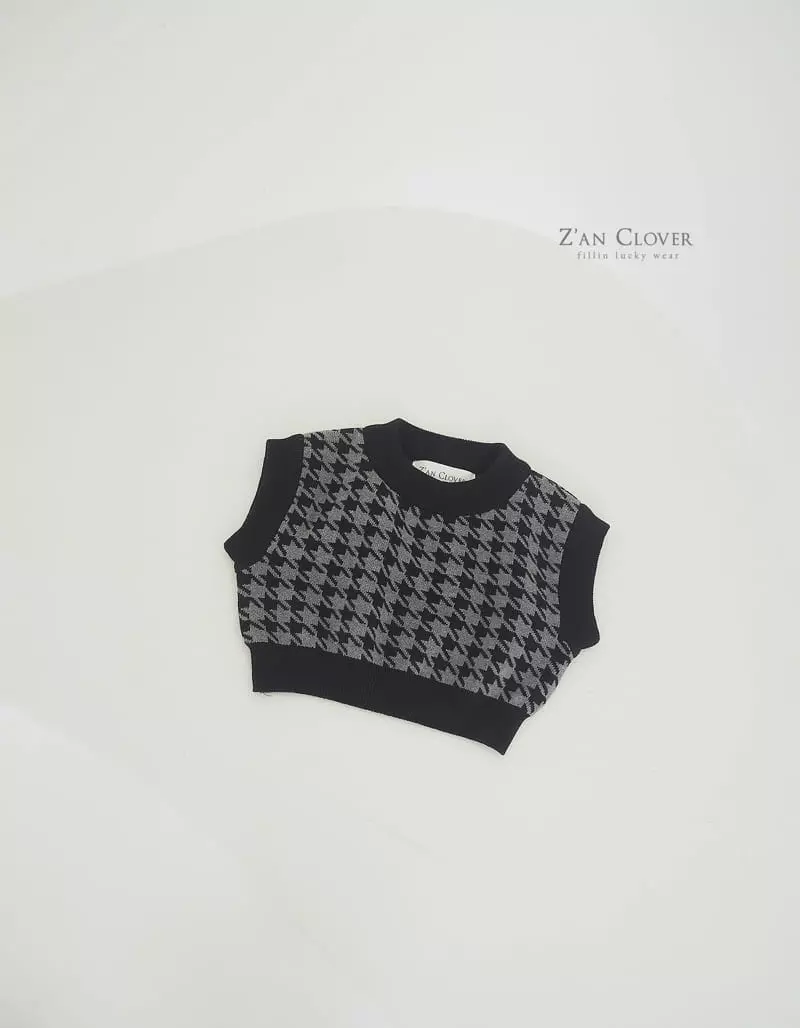 Zan Clover - Korean Children Fashion - #fashionkids - Howond Knit Vest