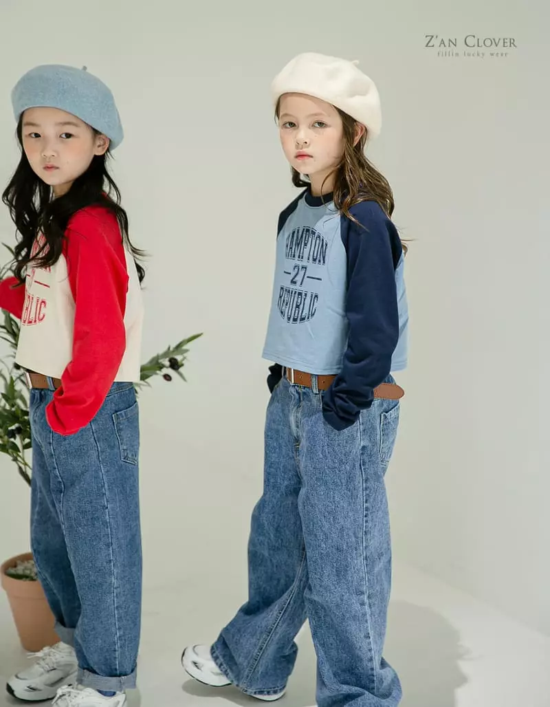 Zan Clover - Korean Children Fashion - #kidsshorts - 27 Color Short Tee - 3