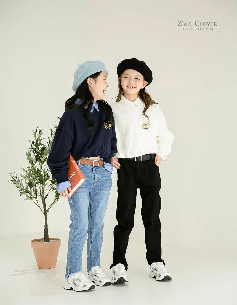 Zan Clover - Korean Children Fashion - #kidsshorts - Denim Skinny Jeans