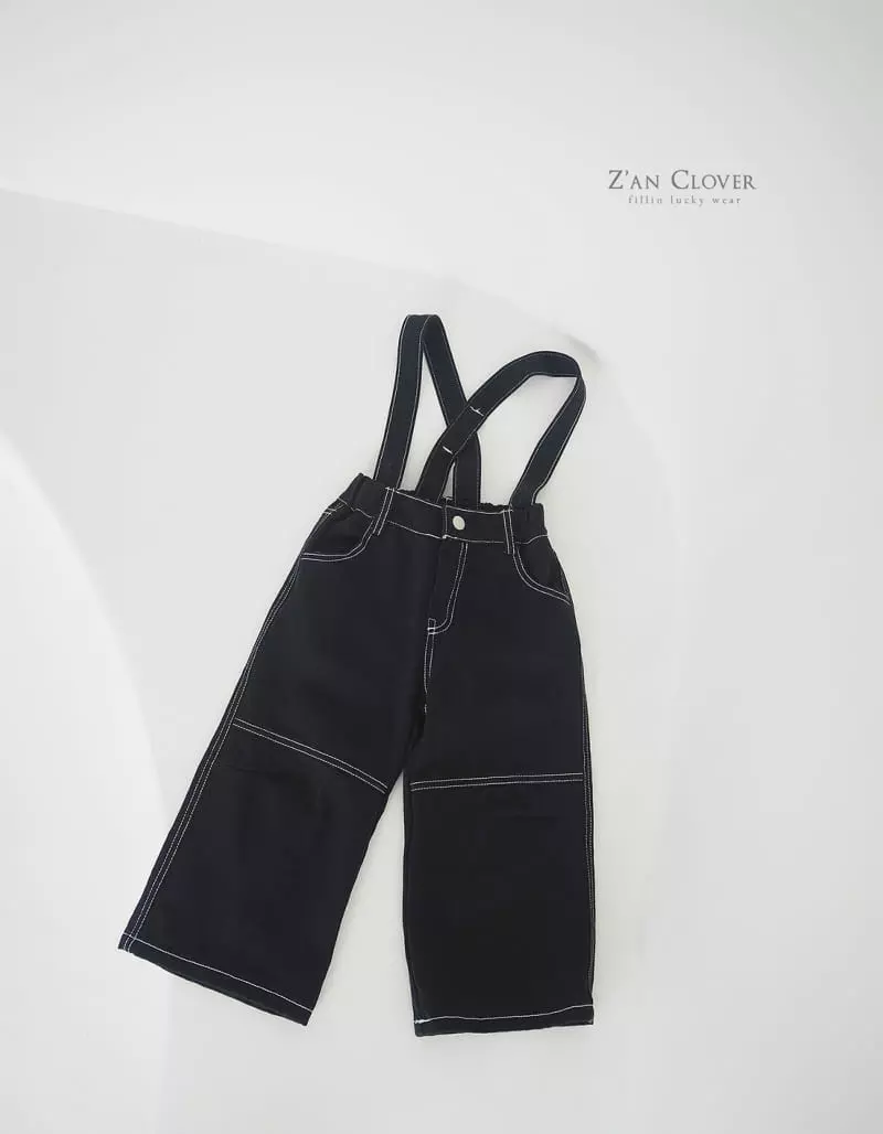 Zan Clover - Korean Children Fashion - #kidsstore - Dungarees Over Pants - 7