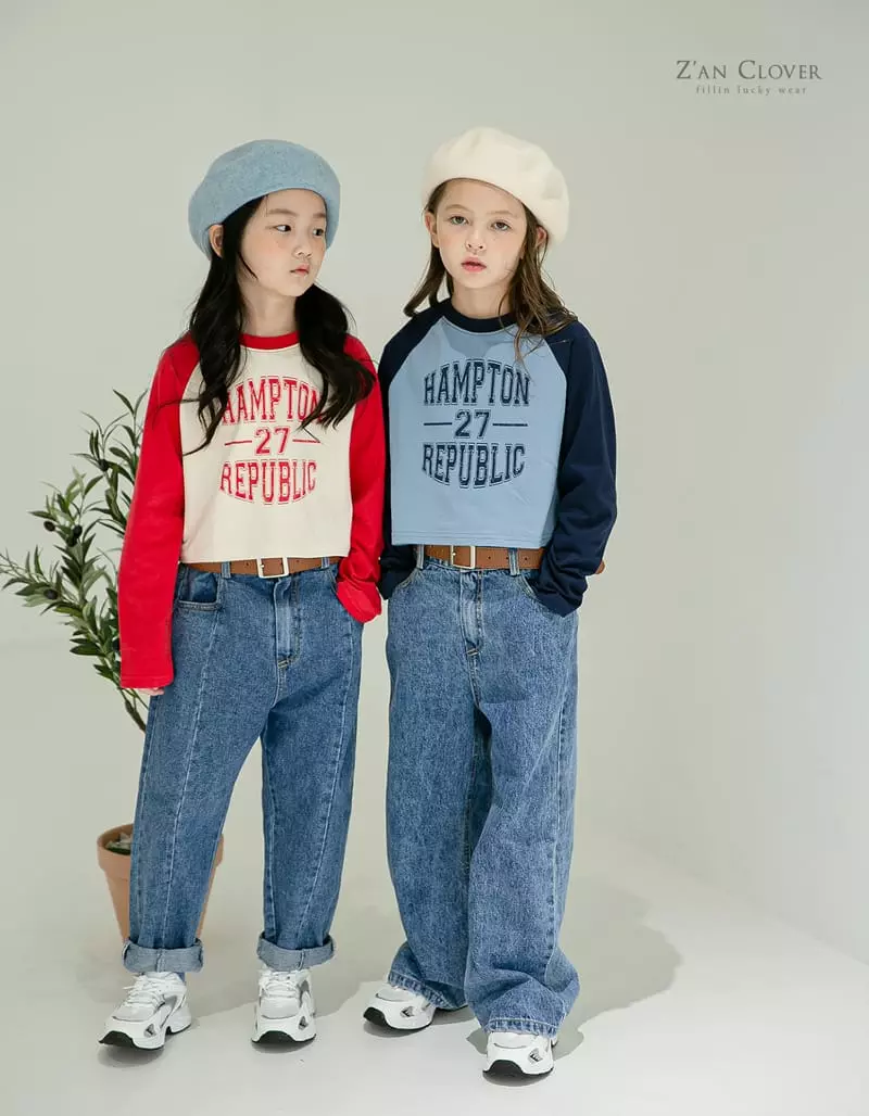 Zan Clover - Korean Children Fashion - #kidsshorts - 27 Color Short Tee - 4