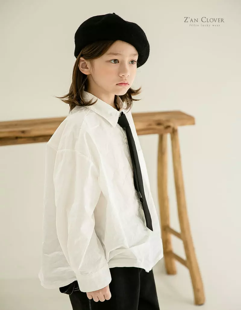 Zan Clover - Korean Children Fashion - #kidzfashiontrend - Wide Shirt - 10