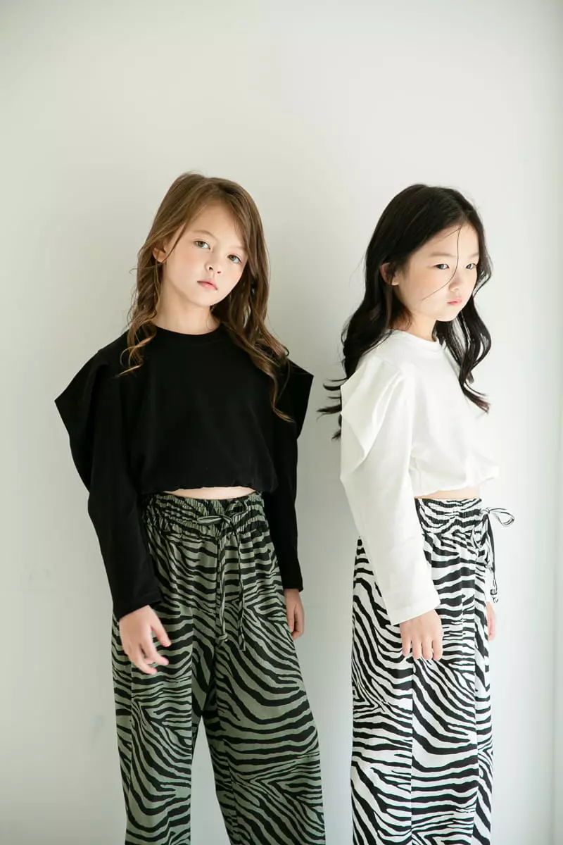 Zan Clover - Korean Children Fashion - #kidzfashiontrend - Puff Banding Short Tee - 9