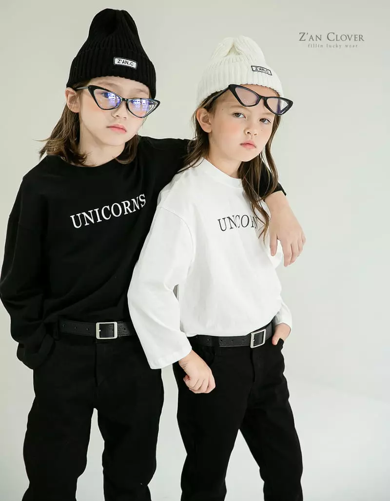 Zan Clover - Korean Children Fashion - #kidzfashiontrend - Unicorn Tee - 5