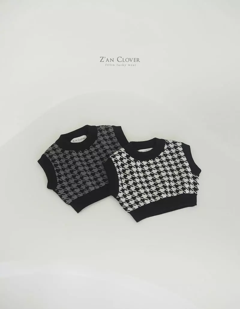 Zan Clover - Korean Children Fashion - #kidsstore - Howond Knit Vest - 4