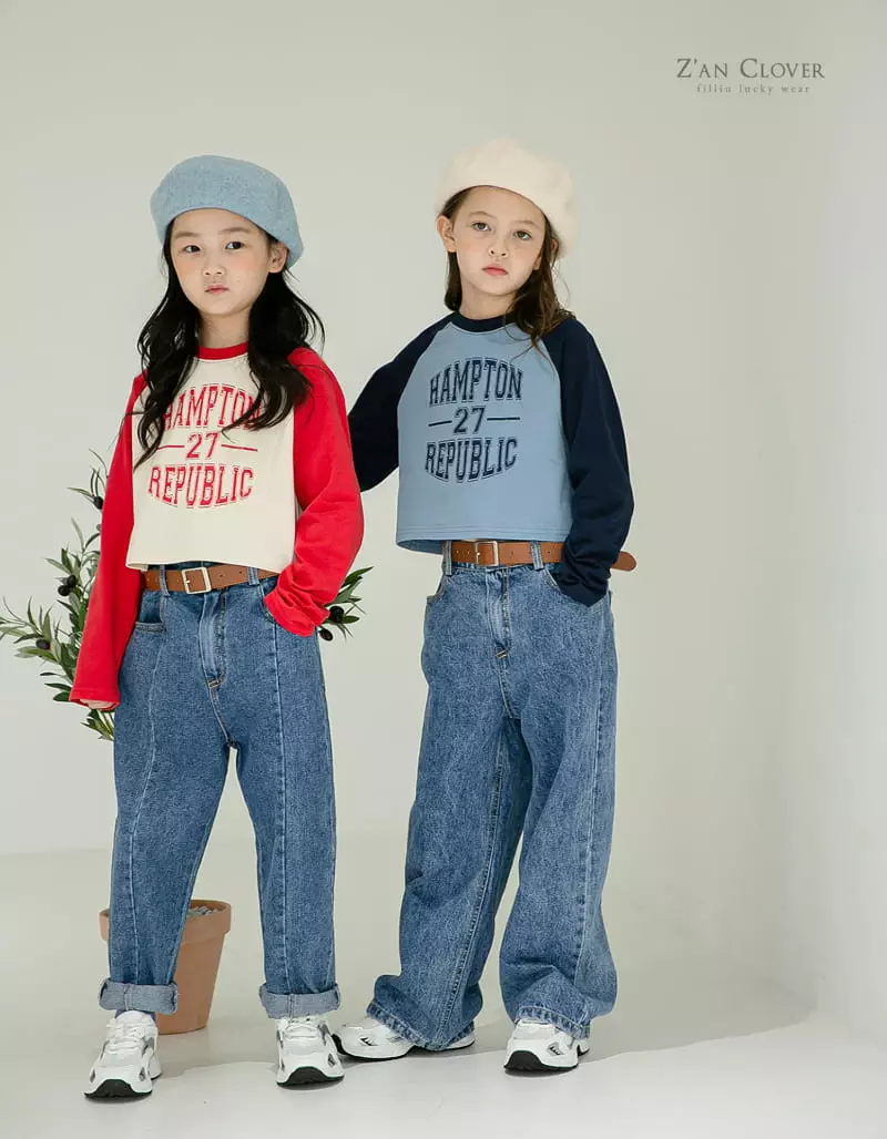 Zan Clover - Korean Children Fashion - #kidzfashiontrend - 27 Color Short Tee - 5