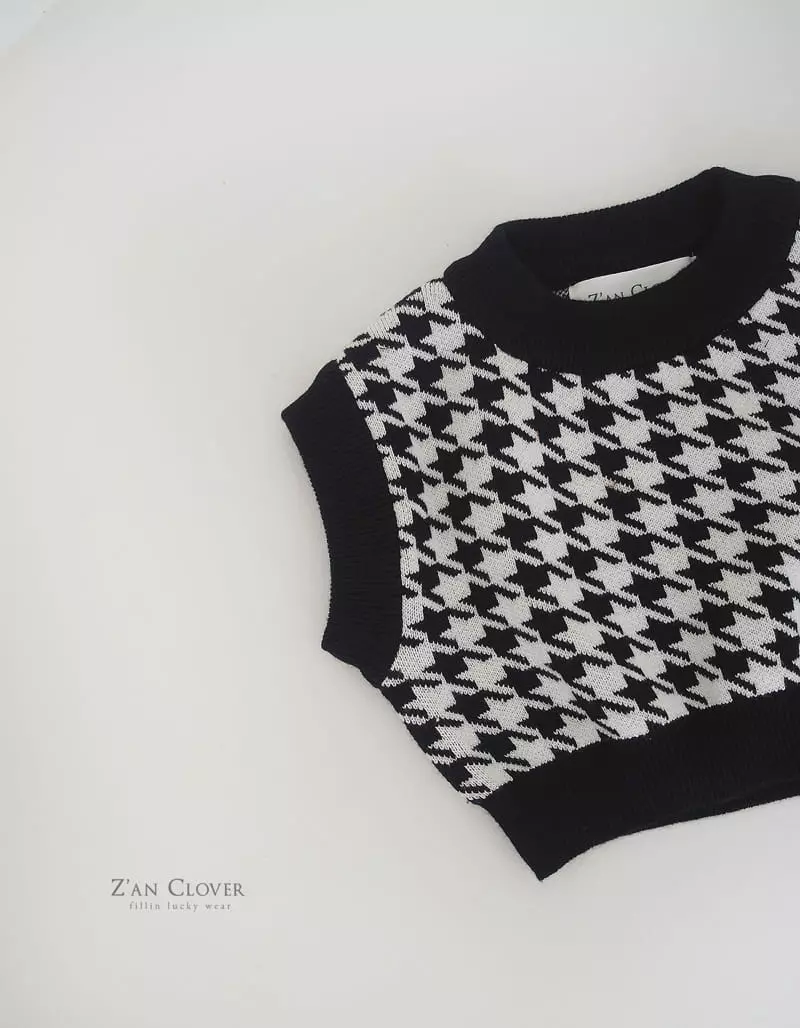 Zan Clover - Korean Children Fashion - #littlefashionista - Howond Knit Vest - 6