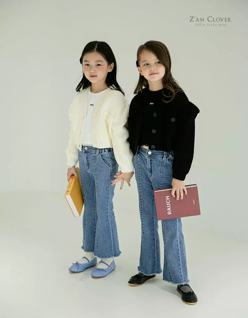 Zan Clover - Korean Children Fashion - #littlefashionista - Denim Jeans - 6