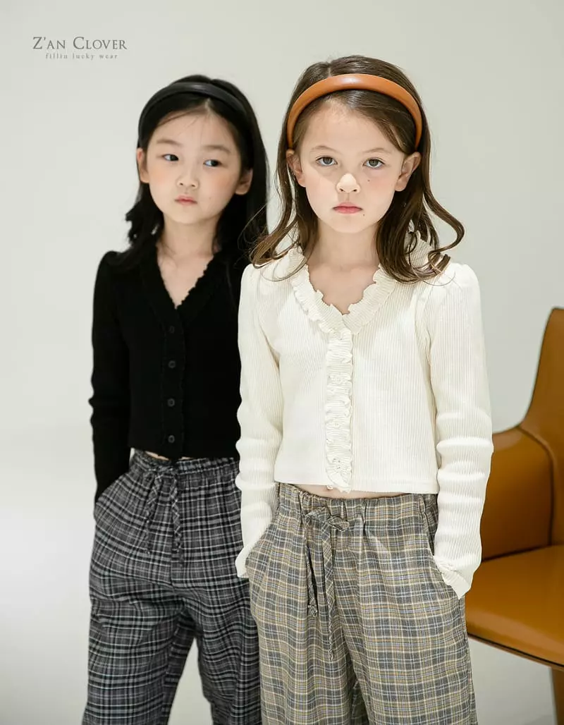 Zan Clover - Korean Children Fashion - #littlefashionista - Check Pants - 3