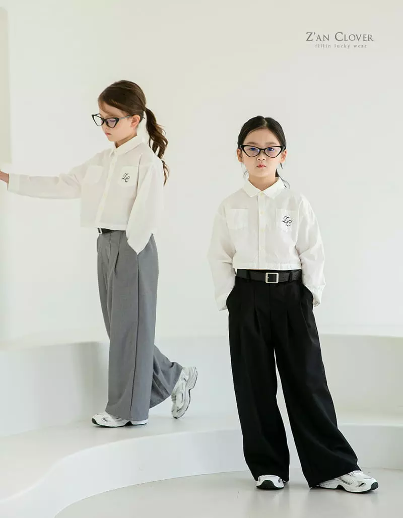 Zan Clover - Korean Children Fashion - #magicofchildhood - Pintuck Wide Pants - 2