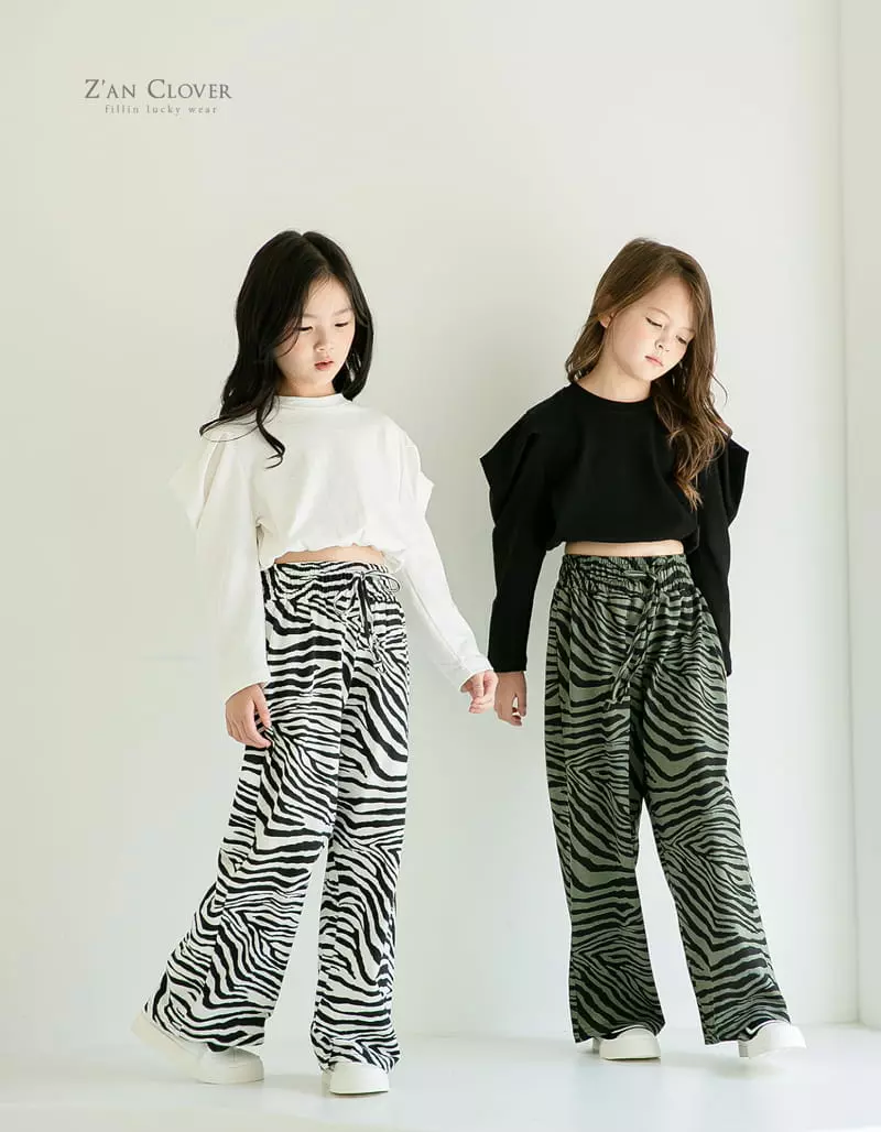 Zan Clover - Korean Children Fashion - #magicofchildhood - Puff Banding Short Tee - 12
