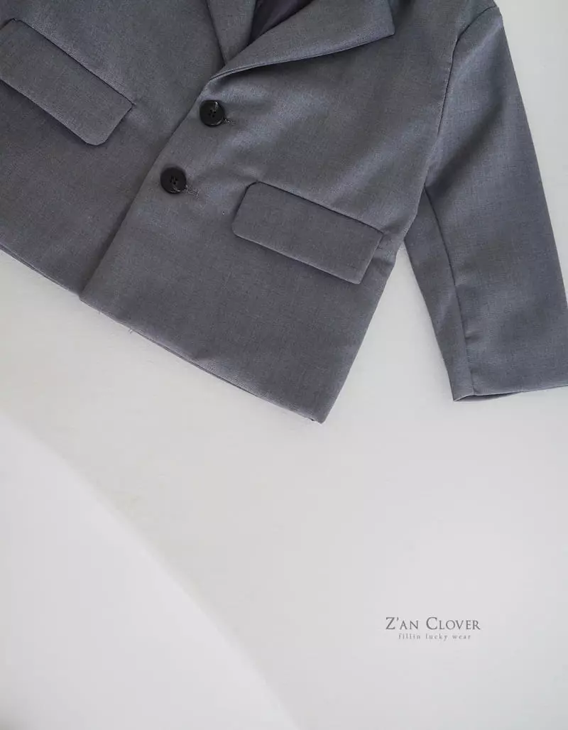 Zan Clover - Korean Children Fashion - #magicofchildhood - Simple Jacket - 3