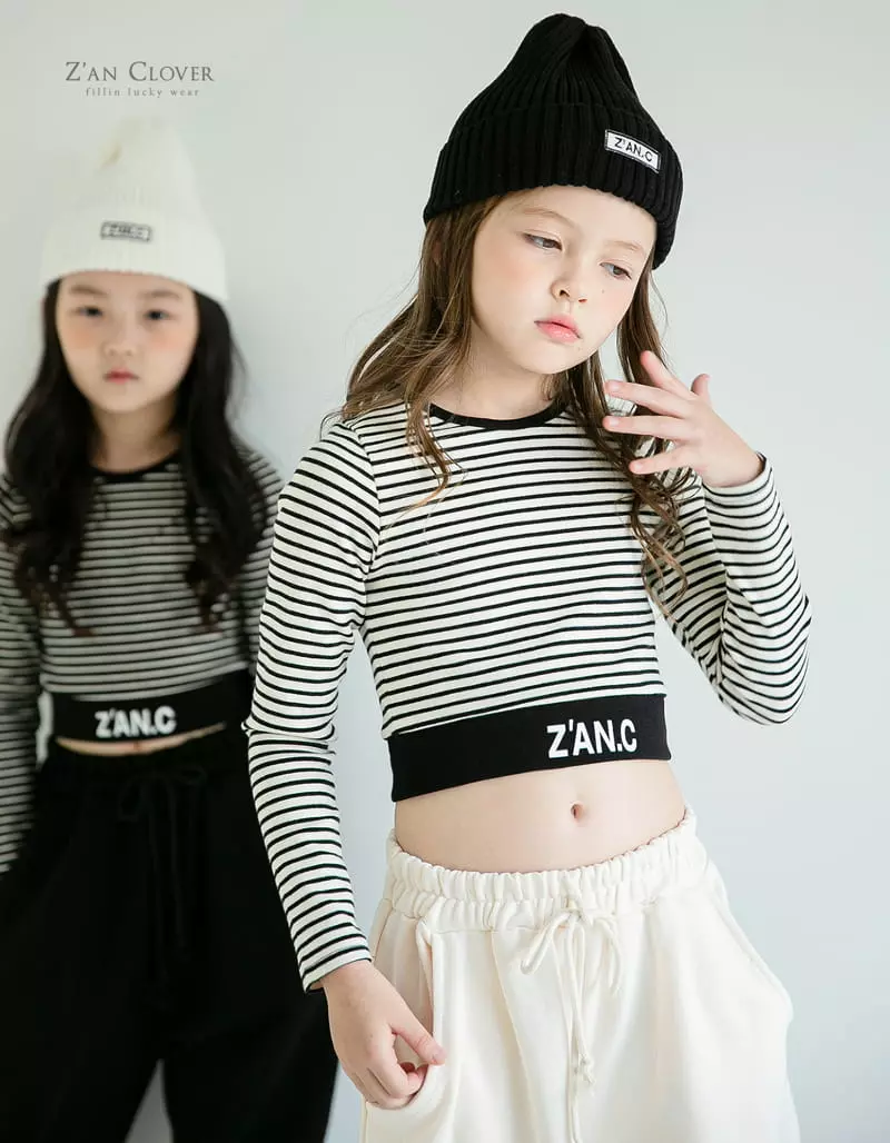 Zan Clover - Korean Children Fashion - #minifashionista - Jenny Crop Tee - 3