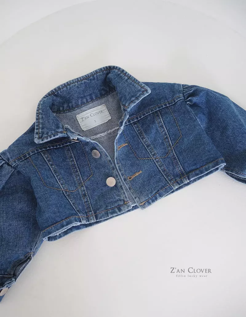 Zan Clover - Korean Children Fashion - #minifashionista - Shirring Crop Jacket - 6