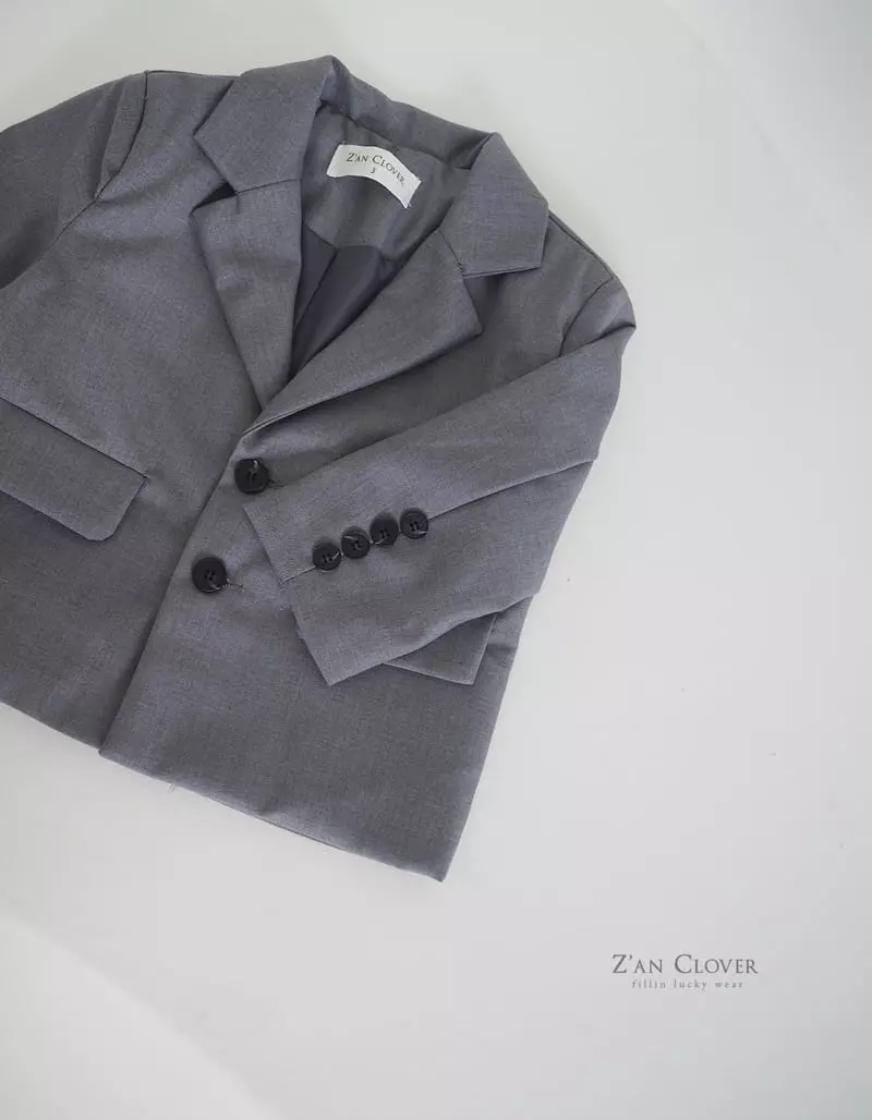 Zan Clover - Korean Children Fashion - #magicofchildhood - Simple Jacket - 4