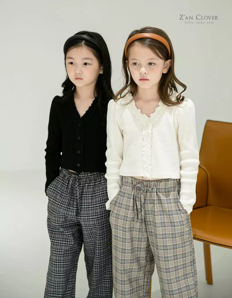 Zan Clover - Korean Children Fashion - #minifashionista - Check Pants - 5