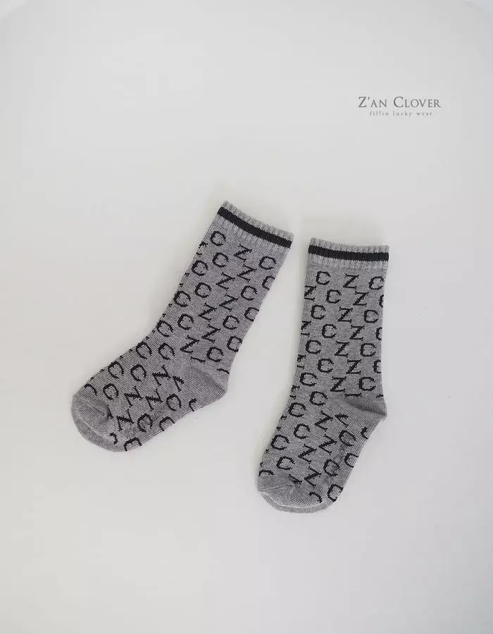 Zan Clover - Korean Children Fashion - #minifashionista - Zan Over Knee Socks Set - 9