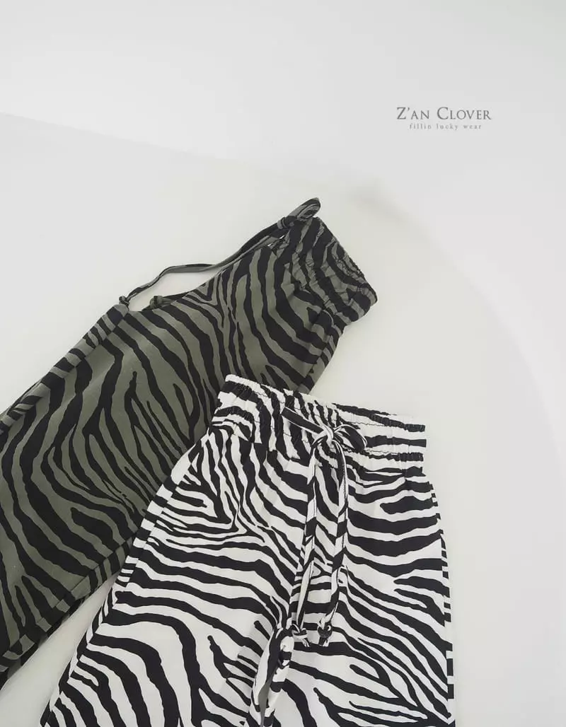 Zan Clover - Korean Children Fashion - #prettylittlegirls - Zebra Pants