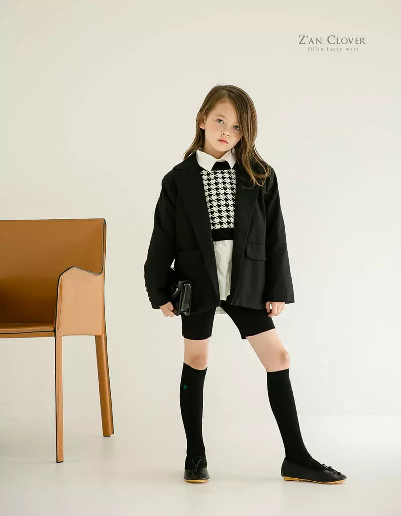 Zan Clover - Korean Children Fashion - #prettylittlegirls - Pintuck Biker Leggings - 9