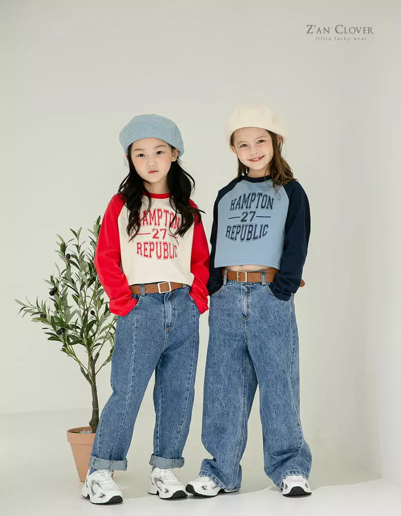 Zan Clover - Korean Children Fashion - #prettylittlegirls - 27 Color Short Tee - 10