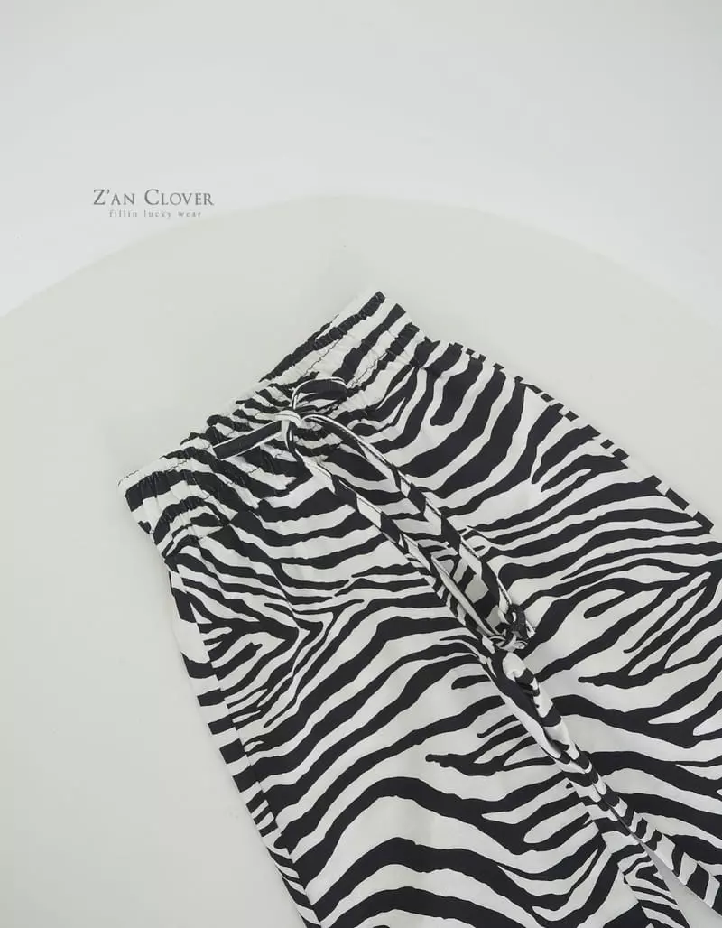 Zan Clover - Korean Children Fashion - #toddlerclothing - Zebra Pants - 4