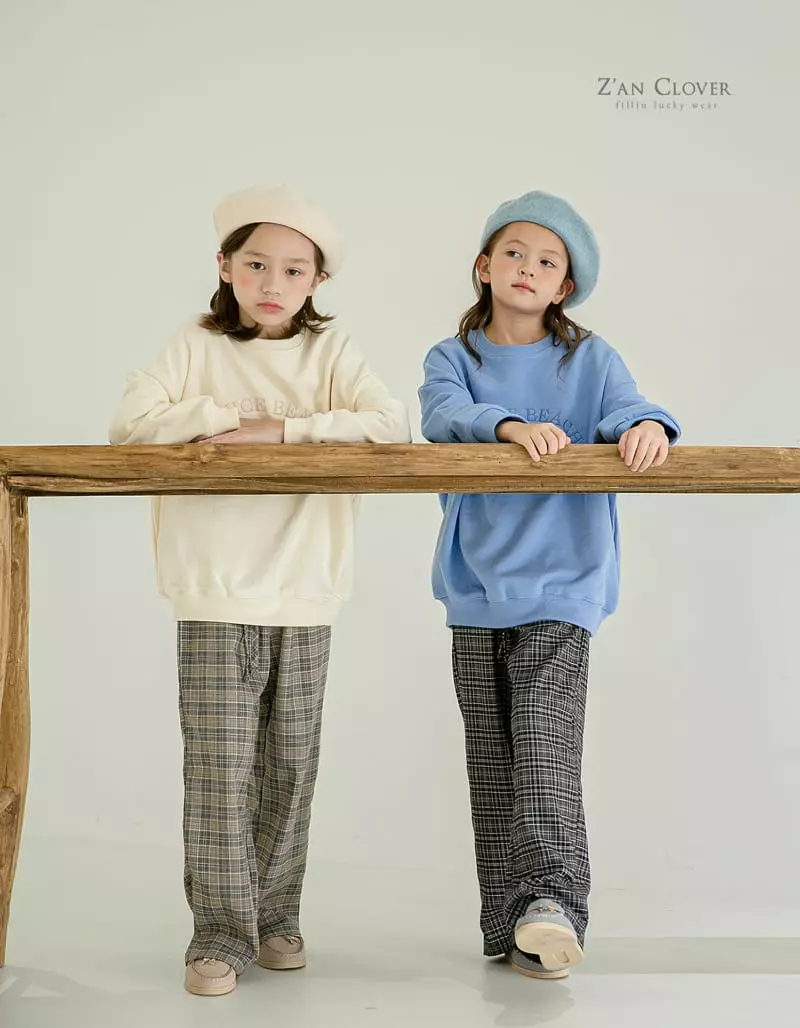 Zan Clover - Korean Children Fashion - #stylishchildhood - Check Pants - 9