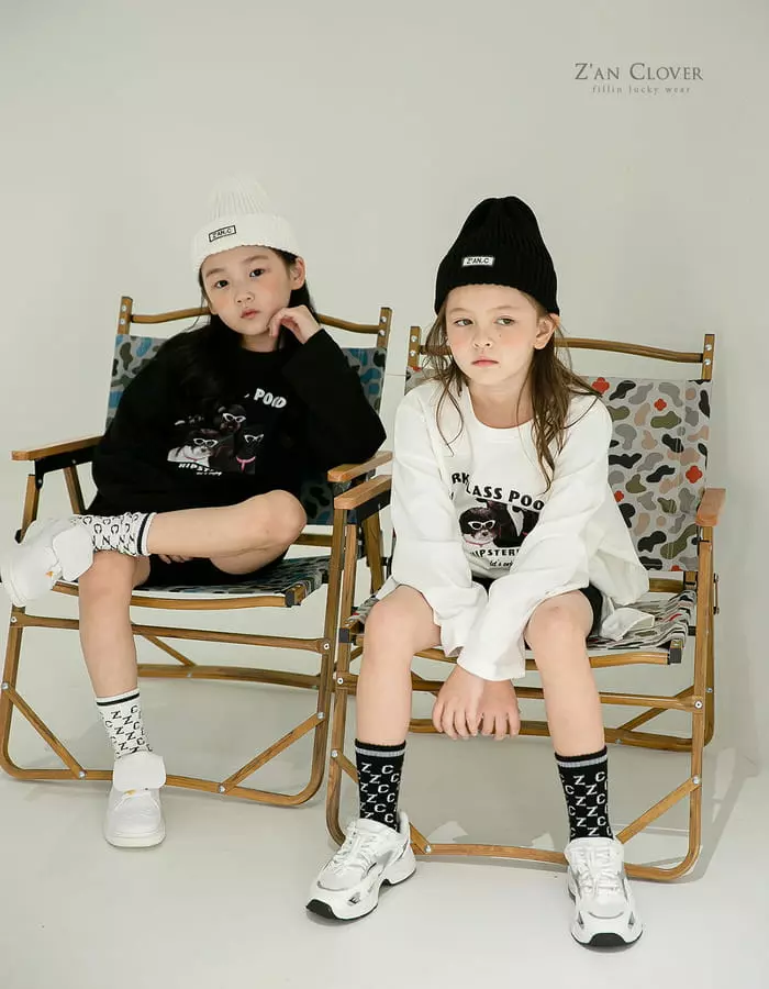 Zan Clover - Korean Children Fashion - #todddlerfashion - ZC Logo Socks set of 3 - 11