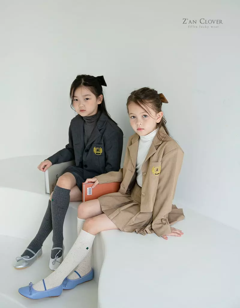 Zan Clover - Korean Children Fashion - #toddlerclothing - Flat Pleats Skirt - 7