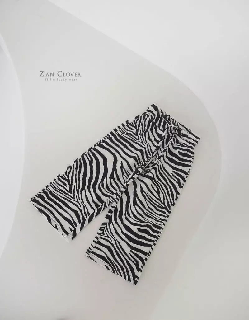 Zan Clover - Korean Children Fashion - #toddlerclothing - Zebra Pants - 3